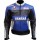 Rossi 46 Blue Biker Leather Jacket