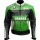Yamaha Motorcycle Jacket For Men Rossi 46 Green Biker Leather Jacket