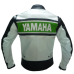 Motorcycle Jacket For Men WHITE AND GREEN BIKER LEATHER JACKET