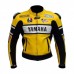 Motorcycle Jacket For Men Yellow Biker Leather Jacket for Men's