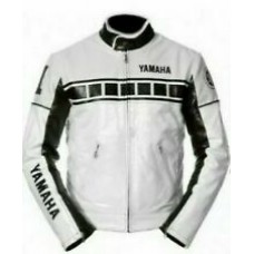 Yamaha biker jacket men Custom Made Best Quality Racing Leather Jacket For Mens