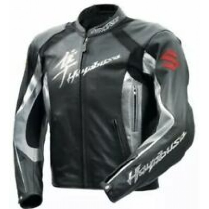 Suzuki Hayabusa Custom Made Best Quality Racing Leather Jacket For Mens