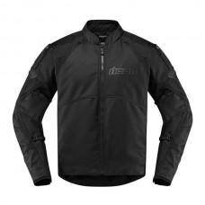 Icon Automag 2 Stealth Motorbike Leather Jacket