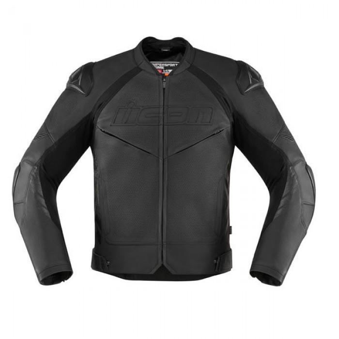 Black High Quality Motorcycle Leather Jacket