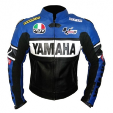 Blue Yama Textile Vintage Motorcycle Jacket
