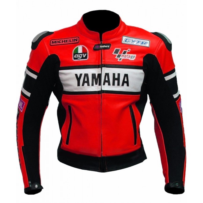 Yama Customized Biker Jacket MOTORBIKE/MOTOGP/MOTORCYCLE RACING LEATHER JACKET